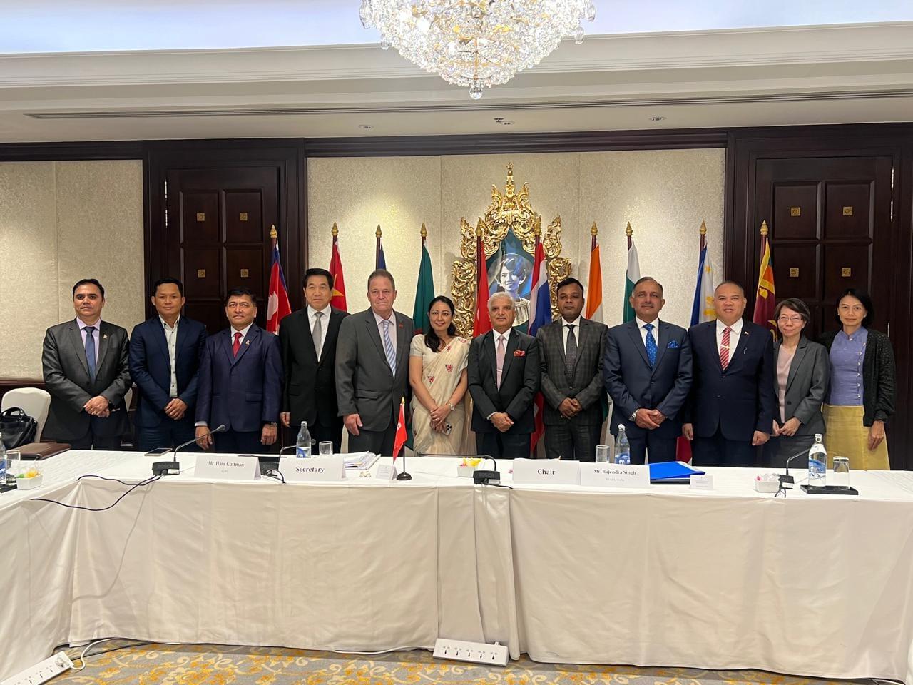 26-07-2024, Pak NDMA delegate, led by Chairman NDMA Lt Gen Inam Haider Malik, actively participated in 5th Board of Trustees meeting of Asian Disaster Preparedness Center (ADPC).